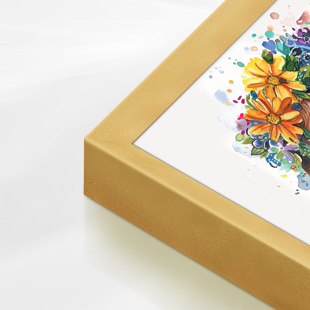 Gold Metal Frame