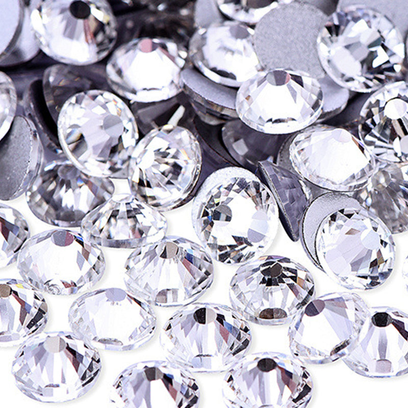 White Series Glass Rhinestones 1440 Pcs