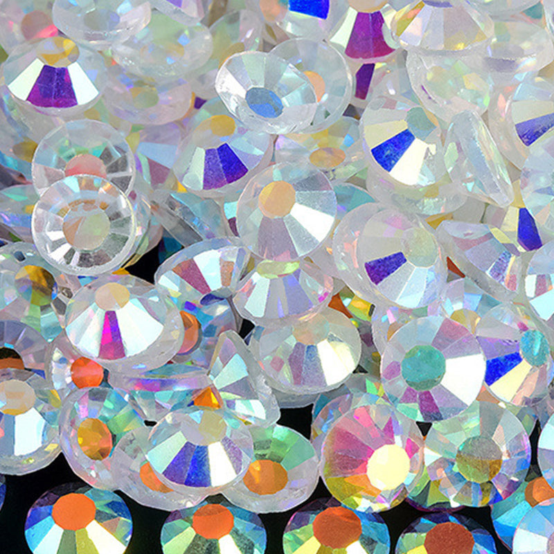 White Series Glass Rhinestones 1440 Pcs
