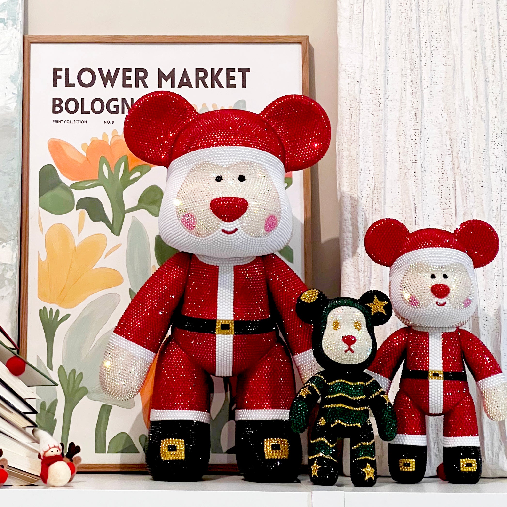 Christmas Bear DIY Rhinestone Kit
