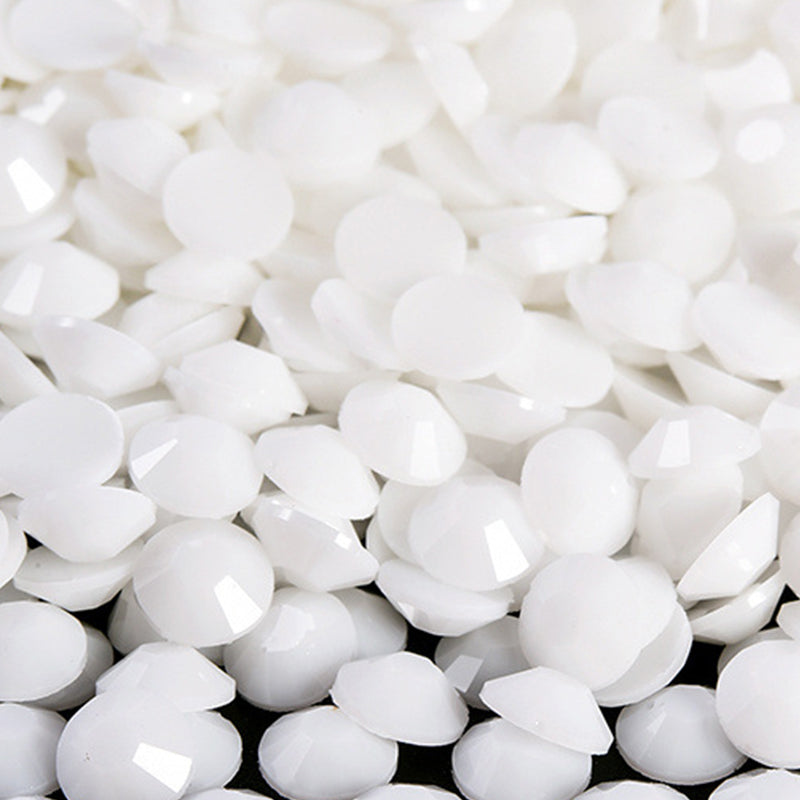 Matt solid Rhinestones 60g Box, Resin Material, Candy Color