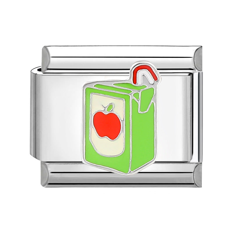 Apple Jucie - Silver Italy Charm