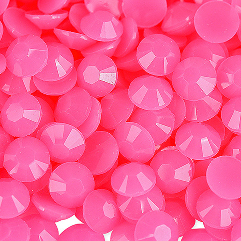 Matt solid Rhinestones 60g Box, Resin Material, Candy Color