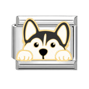 Husky Dog - Silver Italy Charm