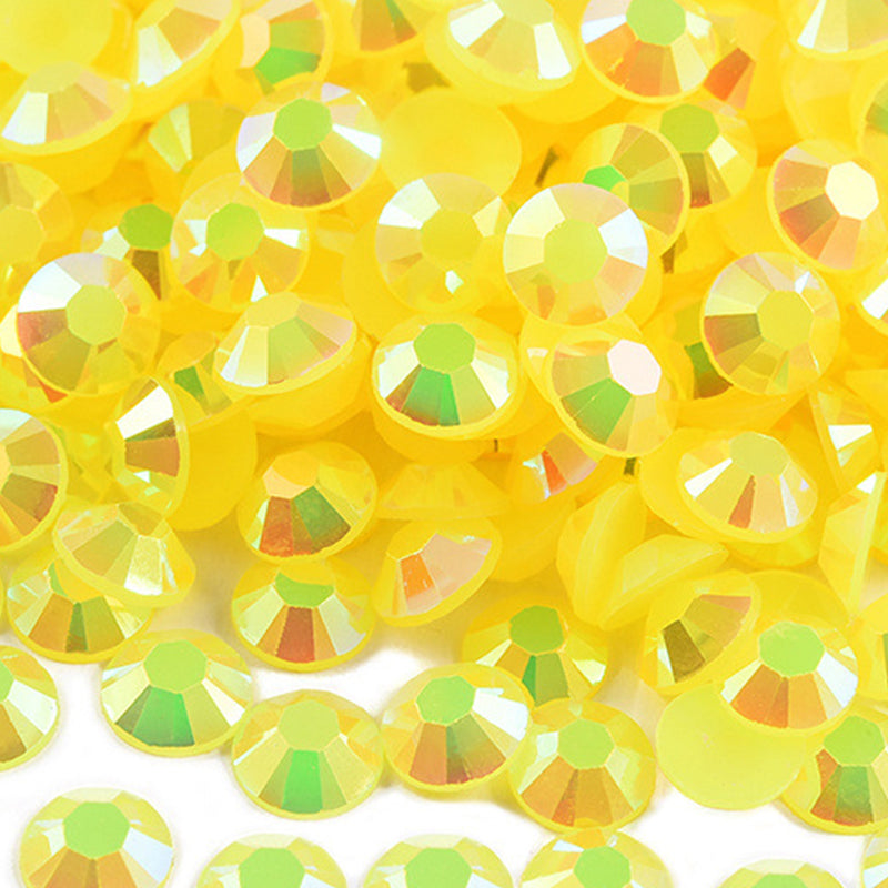 Jelly AB Rhinestones 60g Box, Resin Material with AB Sparkle