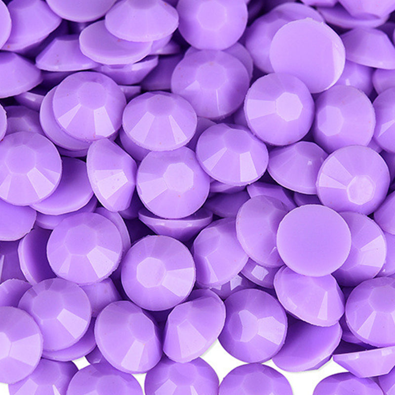 Matt solid Rhinestones 60g Box, Resin Material, Candy Color