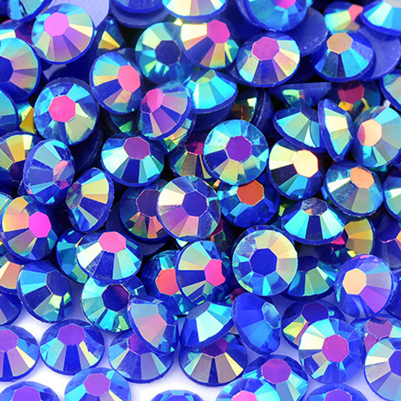 Jelly AB Rhinestones 60g Box, Resin Material with AB Sparkle