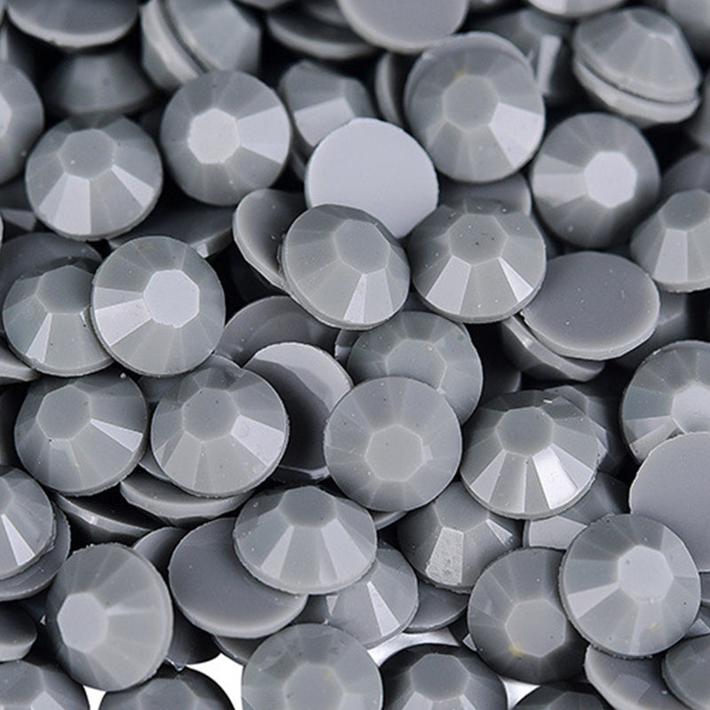 Matt solid Rhinestones 60g Box, Resin Material, Candy Color
