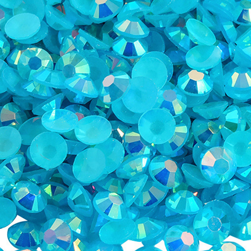 Jelly AB Rhinestones 60g Box, Resin Material with AB Sparkle