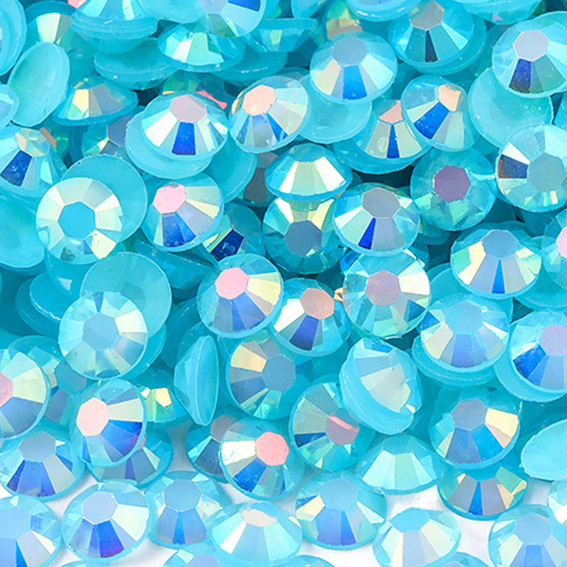 Jelly AB Rhinestones 60g Box, Resin Material with AB Sparkle